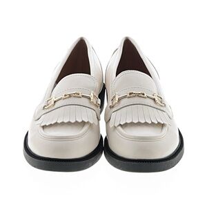 Unisa Cream Loafers with Gold Accent never worn 9.5 9 1/2
